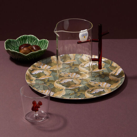 Squirrel tumbler glass by Ichendorf Milano