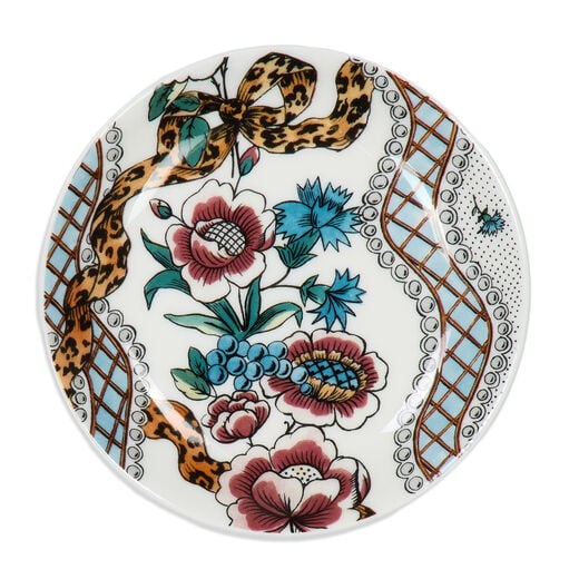 Ruban Bouquet et Perles trinket plate