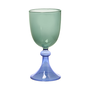 Blue petrol drinking glass